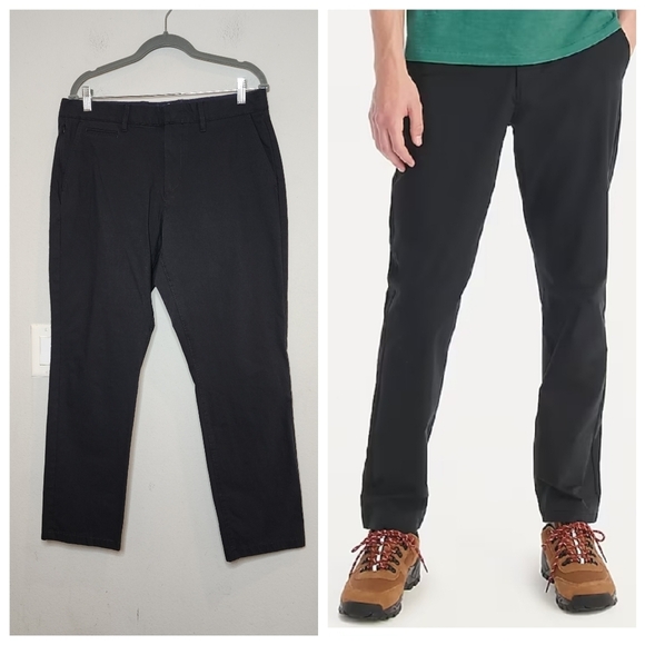 J. Crew Black Straight-fit tech pant. Men's size 33